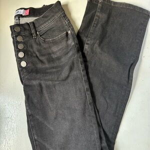 CAbi Black Jeans with Button Detail